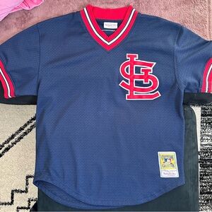 Mitchell and Ness St. Louis Cardinals Jersey #1 Ozzie Smith size 44/large